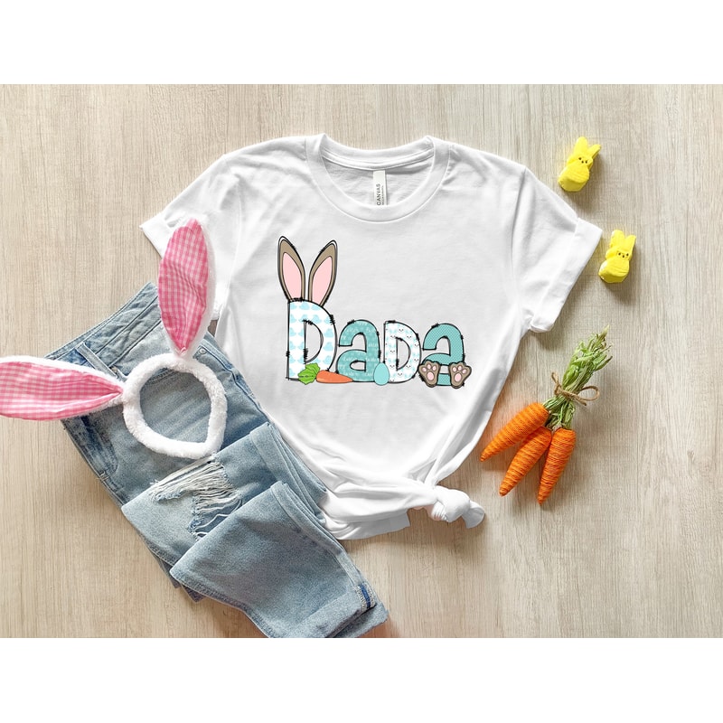 Dada Bunny, Dada bunny shirt, Dada Bunny Baby bunny, Father Shirt, Easter Expecting Dada Top, Easter Dada Shirt, Dada Bunny t-shirt, Dada - 3.jpg