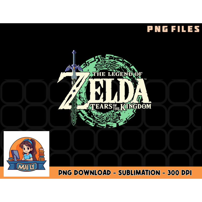 The Legend of Zelda Tears Of The Kingdom Official Logo png, digital download copy.jpg