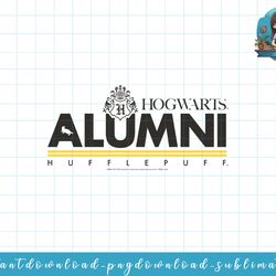 harry potter hogwarts alumni hufflepuff png, sublimate, digital download