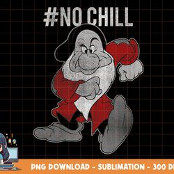 disney snow white grumpy no chill vintage graphic t-shirt png, sublimation, digital print