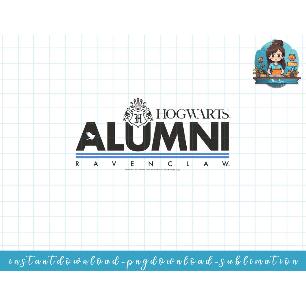 Harry Potter Hogwarts Alumni Ravenclaw png, sublimate, digital download.jpg