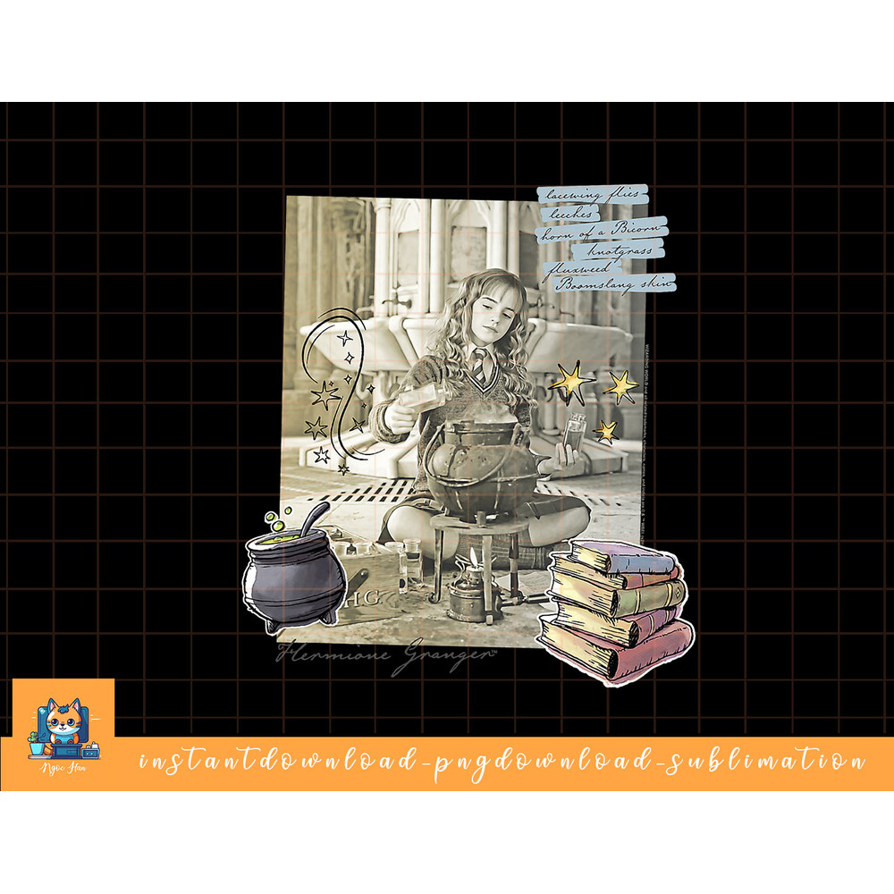 Harry Potter Hermione Granger Potion Movie Still png, sublimate, digital download.jpg