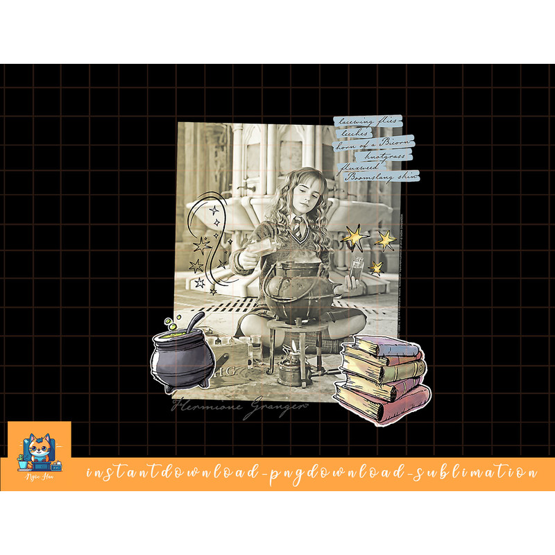 Harry Potter Hermione Granger Potion Movie Still png, sublimate, digital download.jpg