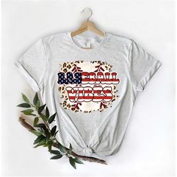 usa flag baseball vibes shirt, sports mom shirt, baseball mom shirt, softball mom shirt, sports shirt, game day vibes, b