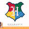Harry Potter Hogwarts Multi Colored Shield Crest png, sublimate, digital download.jpg