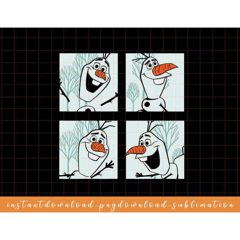 Disney Frozen 2 Olaf Panels png, sublimate, digital download.jpg