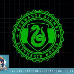 harry potter hogwarts alumni slytherin house png, sublimate, digital download