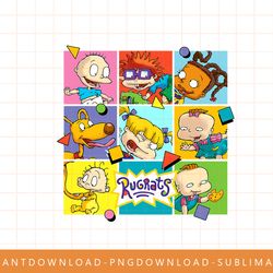 rugrats squad squares png, sublimate, digital print