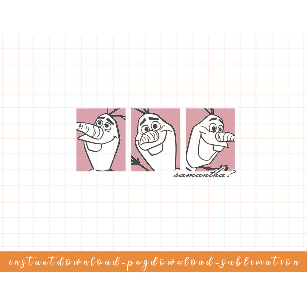 Disney Frozen 2 Olaf Samantha Panels png, sublimate, digital download.jpg