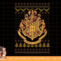 harry potter hogwarts ugly christmas sweater pattern png, sublimate, digital download