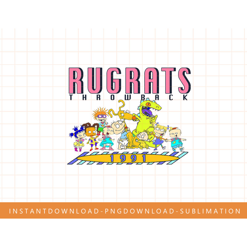 Rugrats Throwback 1991 Front & Back png, sublimate, digital print.jpg