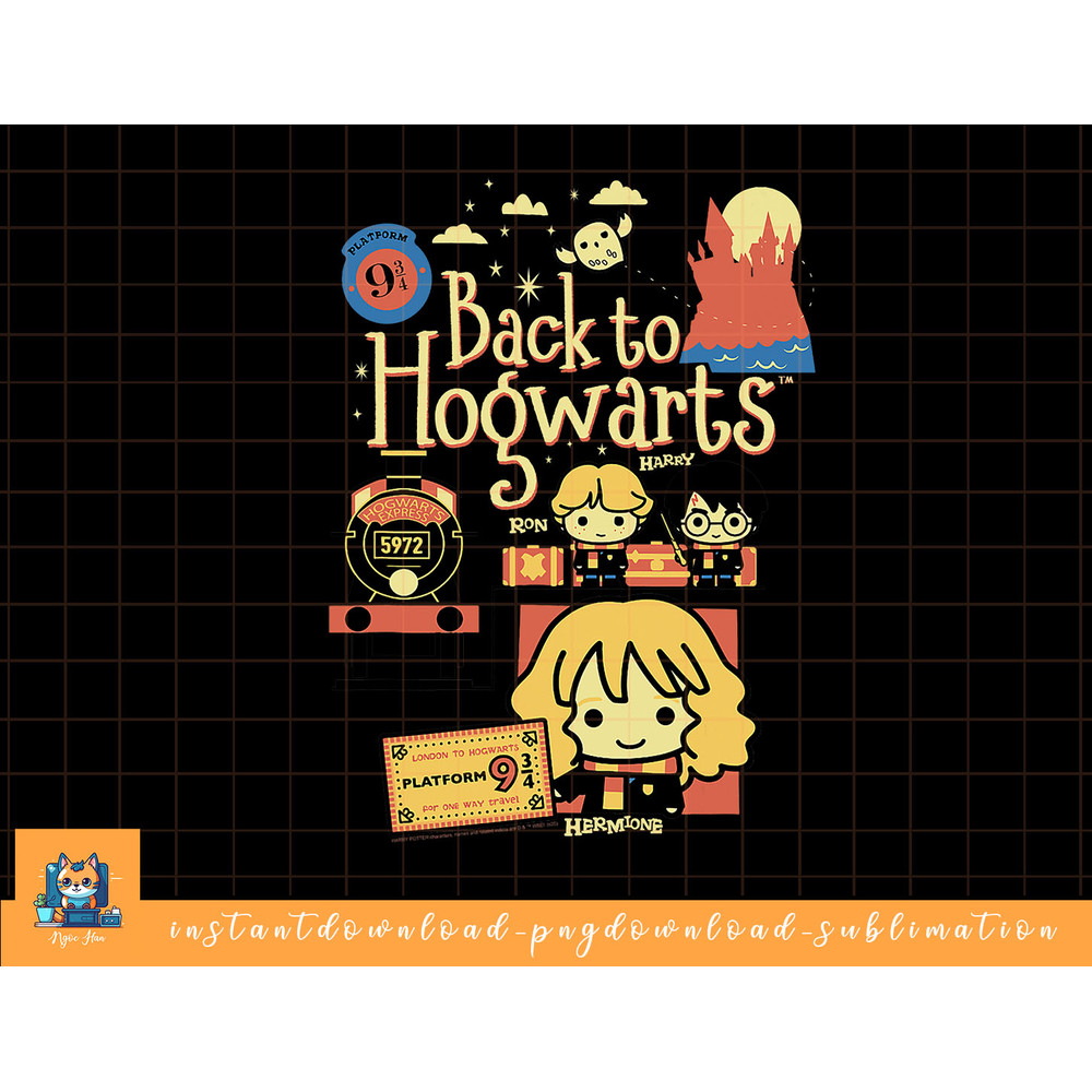 Harry Potter Hogwarts Cute Train Ticket To Ride png, sublimate, digital download.jpg