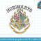 Harry Potter Hogwarts Vintage Crest Short Sleeve png, sublimate, digital download.jpg