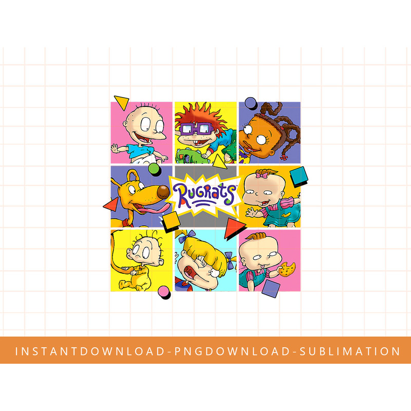 Rugrats Tommy and Friends Box png, sublimate, digital print.jpg