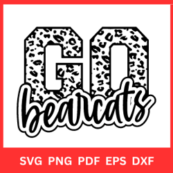 go bearcats svg vector