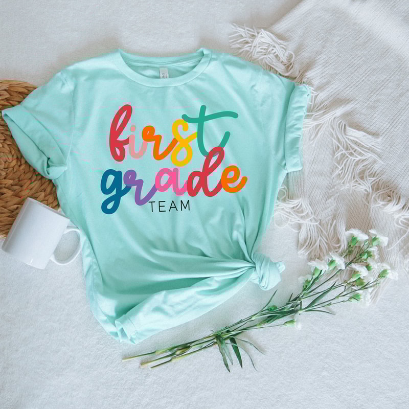 First Grade Team Shirt, First Grade Shirt, Back To School Shirt, First Day Of School Shirt, First Grade Teacher Shirt, Kindergarten Shirt - 3.jpg