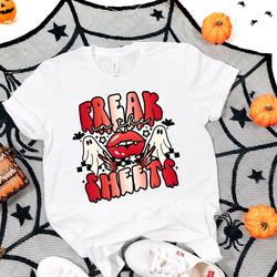 freak in the sheets t-shirt, halloween funny tee, cute and scary, halloween party tee, cute fall shirts, cute halloween