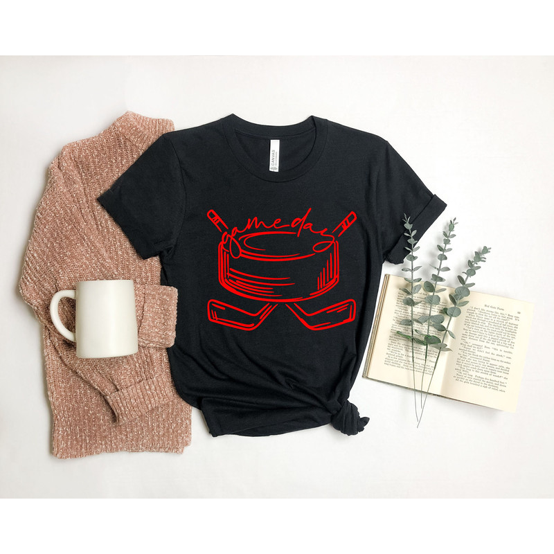 Game Day Shirt, Hockey Shirt, Game day shirt, Game day Hoodies, Men Hockey Shirt, Game Day Shirt, Hockey Season Tee - 2.jpg