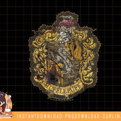 harry potter hufflepuff knitted patch damaged png, sublimate, digital download