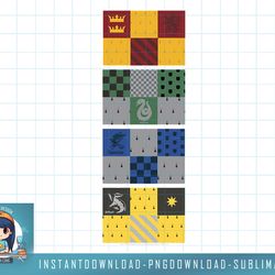 harry potter hogwarts house checkered flags png, sublimate, digital download