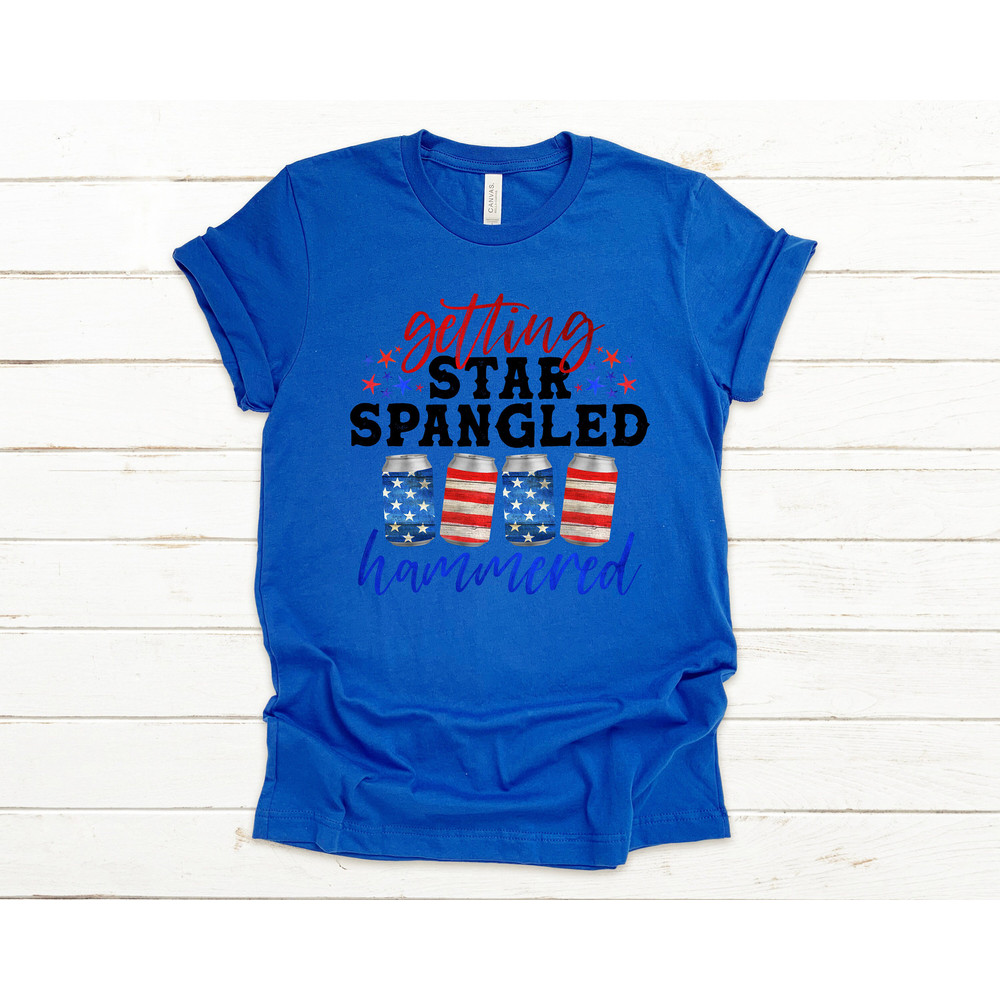 Getting Star Spangled Hammered shirt, Memorial Day Shirt, 4th of July Shirt, Independence Day Shirt, July 4th shirt, Funny July 4th shirt - 2.jpg