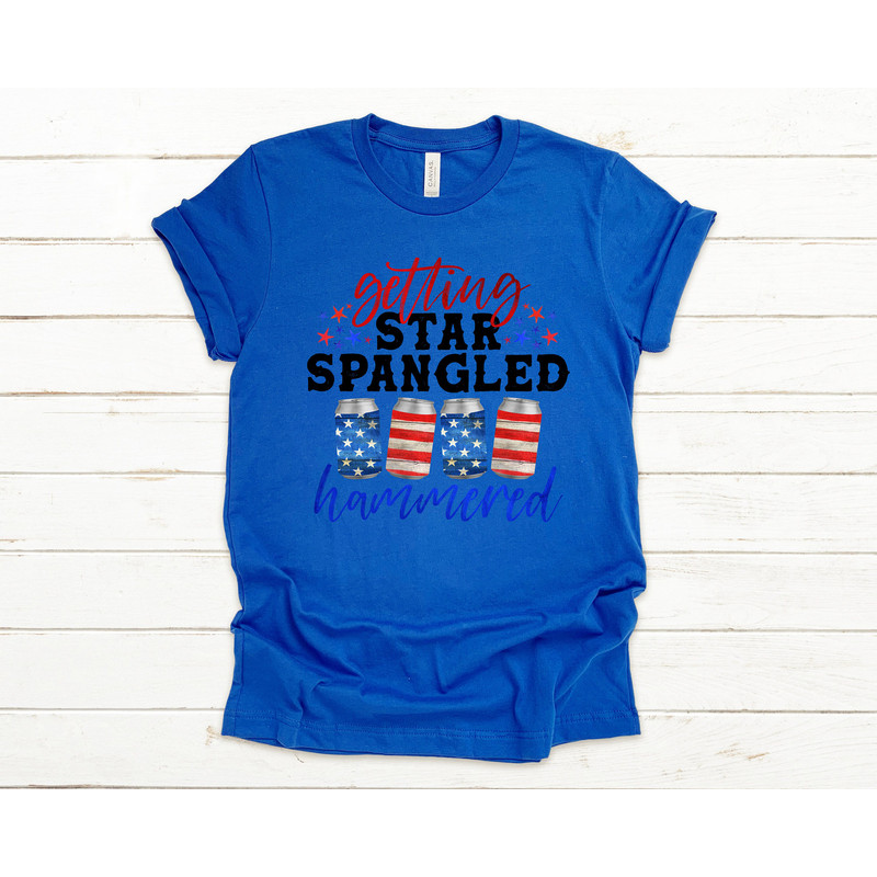 Getting Star Spangled Hammered shirt, Memorial Day Shirt, 4th of July Shirt, Independence Day Shirt, July 4th shirt, Funny July 4th shirt - 2.jpg