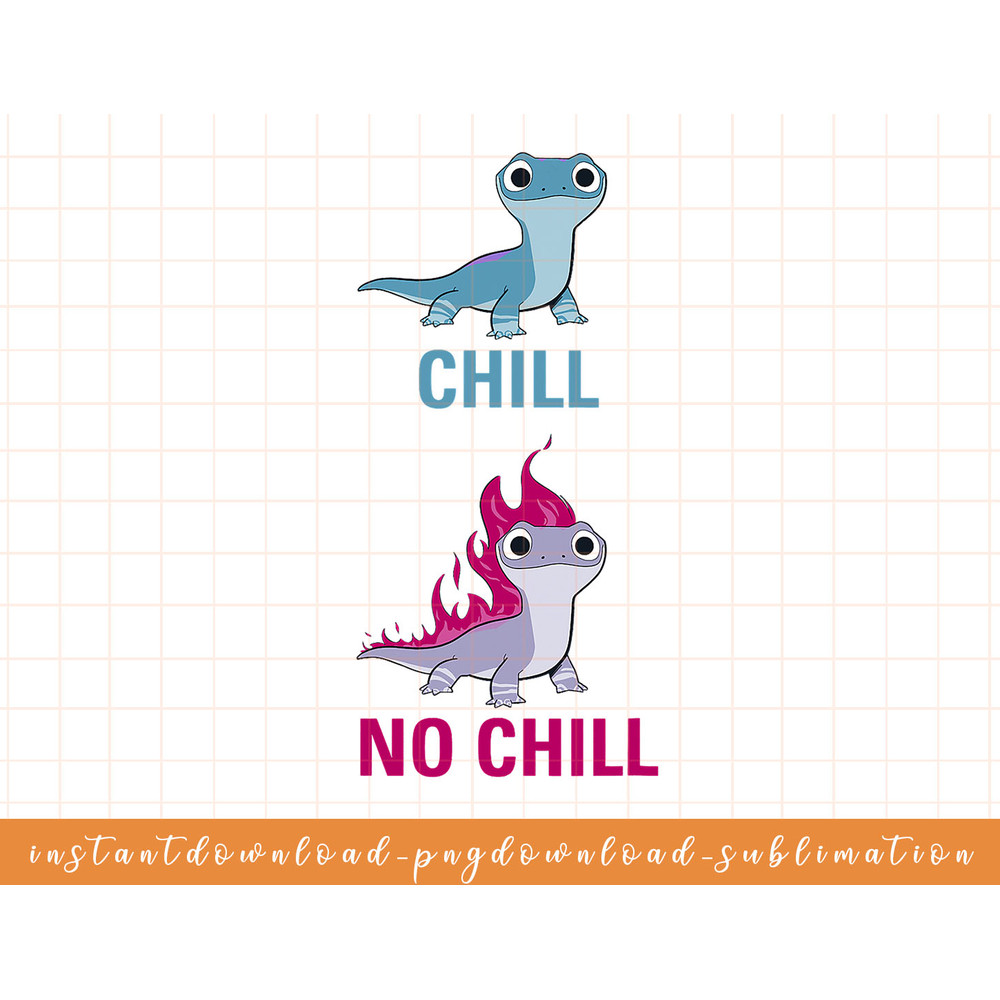 Disney Frozen 2 Salamander Chill vs No Chill png, sublimate, digital download.jpg