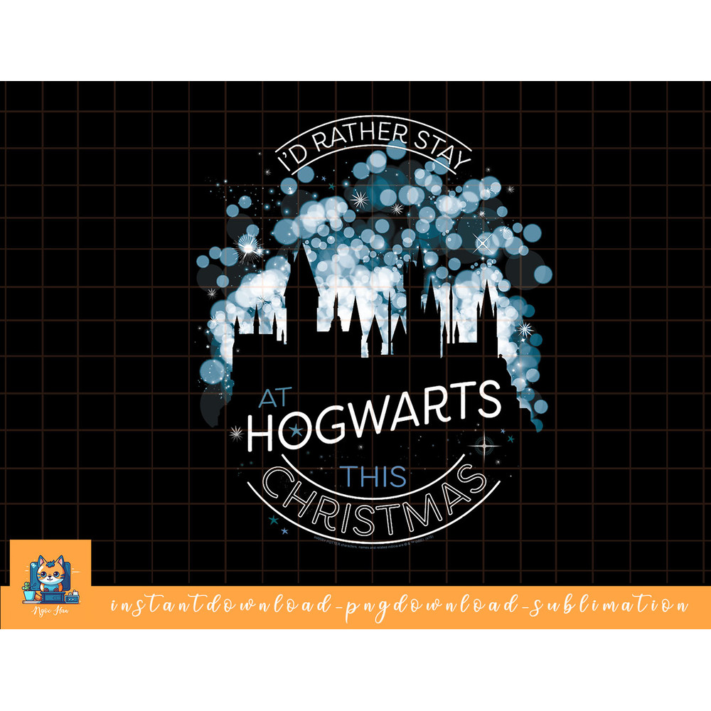Harry Potter Hogwarts for Christmas png, sublimate, digital download.jpg