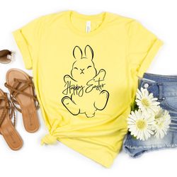 happy easter shirt, happy easter truck shirt, womens easter shirt, easter day,easter shirt,easter family shirt, easter m
