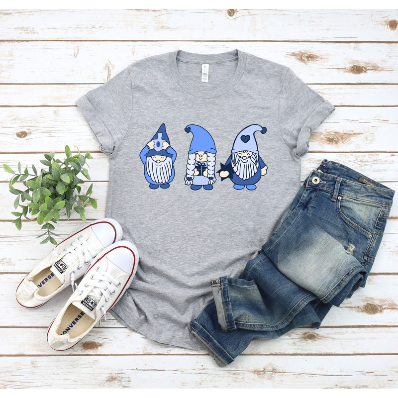 Happy Hanukkah Gnomes Shirt - Holiday Hanukkah Shirt - Jewish Kids Holiday Raglan - Jewish Hanukkah Boys Girls Shirt - 2.jpg