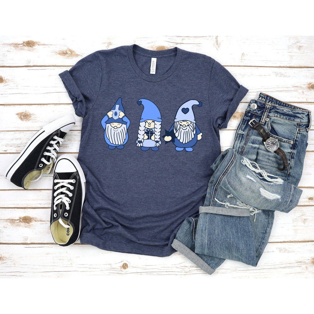 Happy Hanukkah Gnomes Shirt - Holiday Hanukkah Shirt - Jewish Kids Holiday Raglan - Jewish Hanukkah Boys Girls Shirt - 4.jpg