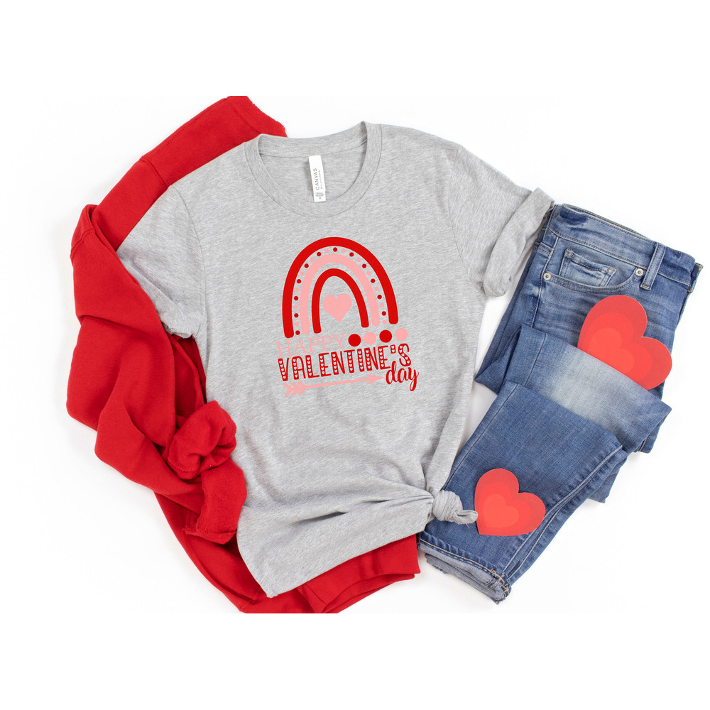 Happy Valentines Day Rainbow Shirt,Mommys Valentine Shirt,Matching Valentines Couples Shirts,Heart Rainbow Shirt,Anniversary Shirt - 2.jpg
