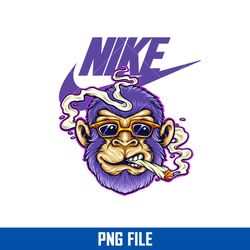 monkey swoosh png, monkey nike png, nike logo png, monkey png digital file