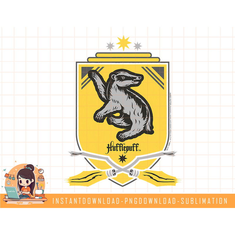 Harry Potter Hufflepuff Quidditch Logo png, sublimate, digital download.jpg