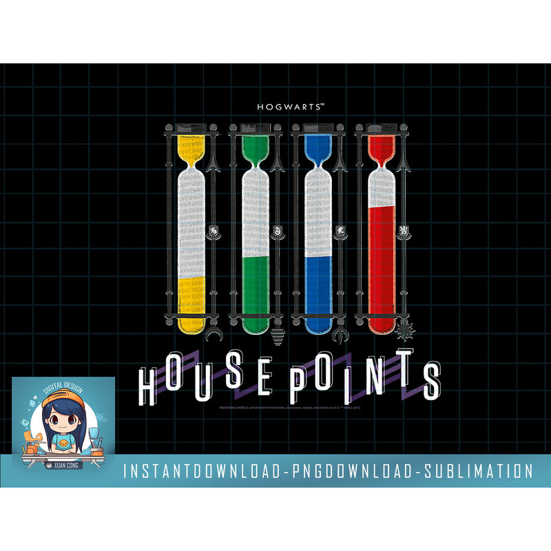 Harry Potter Hogwarts House Points in Vials png, sublimate, digital download.jpg