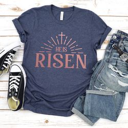 he is risen easter shirt,christian easter shirt,easter shirt for woman,easter is for jesus shirt,easter shirt,easter fam
