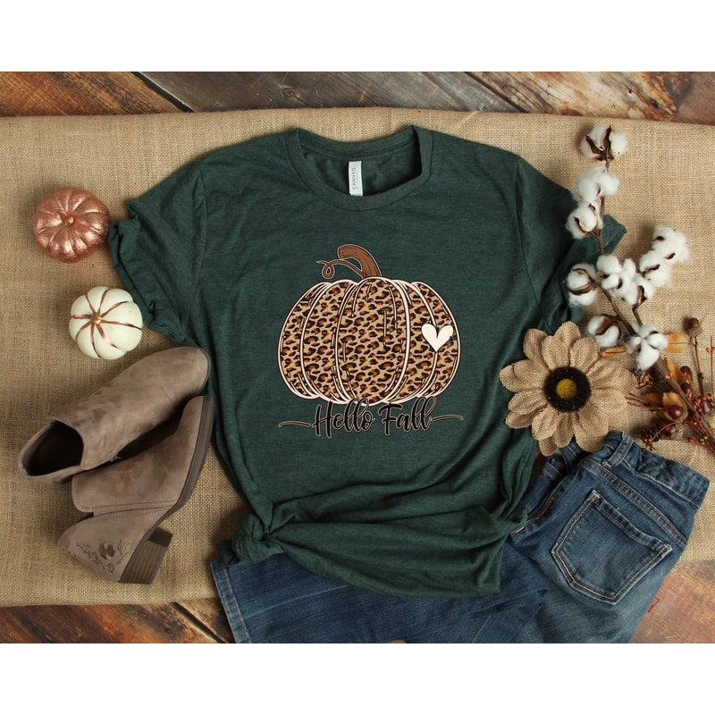 Hello Fall Shirt, Fall Love Shirt, Pumpkin Shirt, Fall Season Pumpkin Shirt, Hello Fall Pumpkin Shirt, Fall Vibes Shirt, Fall Vibes Shirt - 3.jpg