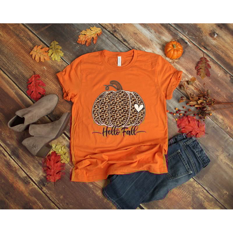 Hello Fall Shirt, Fall Love Shirt, Pumpkin Shirt, Fall Season Pumpkin Shirt, Hello Fall Pumpkin Shirt, Fall Vibes Shirt, Fall Vibes Shirt - 4.jpg