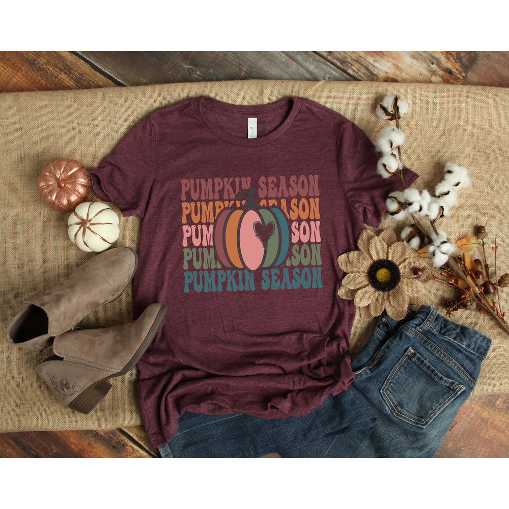 Hello Pumpkin Season Shirt, Love Fall Y'All Shirt, Leopard Pumpkin Print Fall Shirt, Hello Pumpkin, Fall Vibes, Peace Love Thanksgiving - 2.jpg