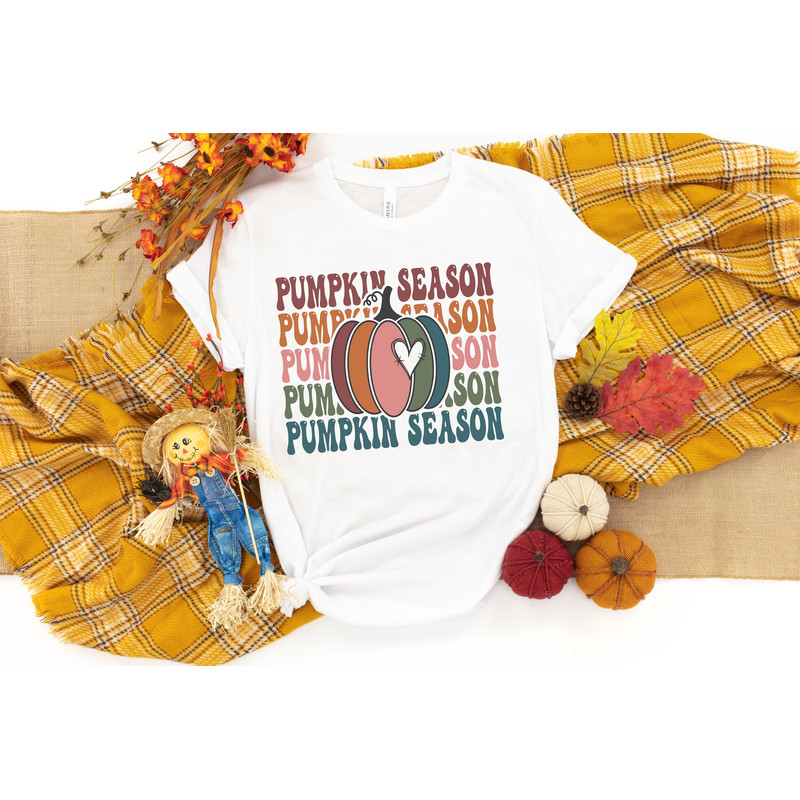 Hello Pumpkin Season Shirt, Love Fall Y'All Shirt, Leopard Pumpkin Print Fall Shirt, Hello Pumpkin, Fall Vibes, Peace Love Thanksgiving - 3.jpg