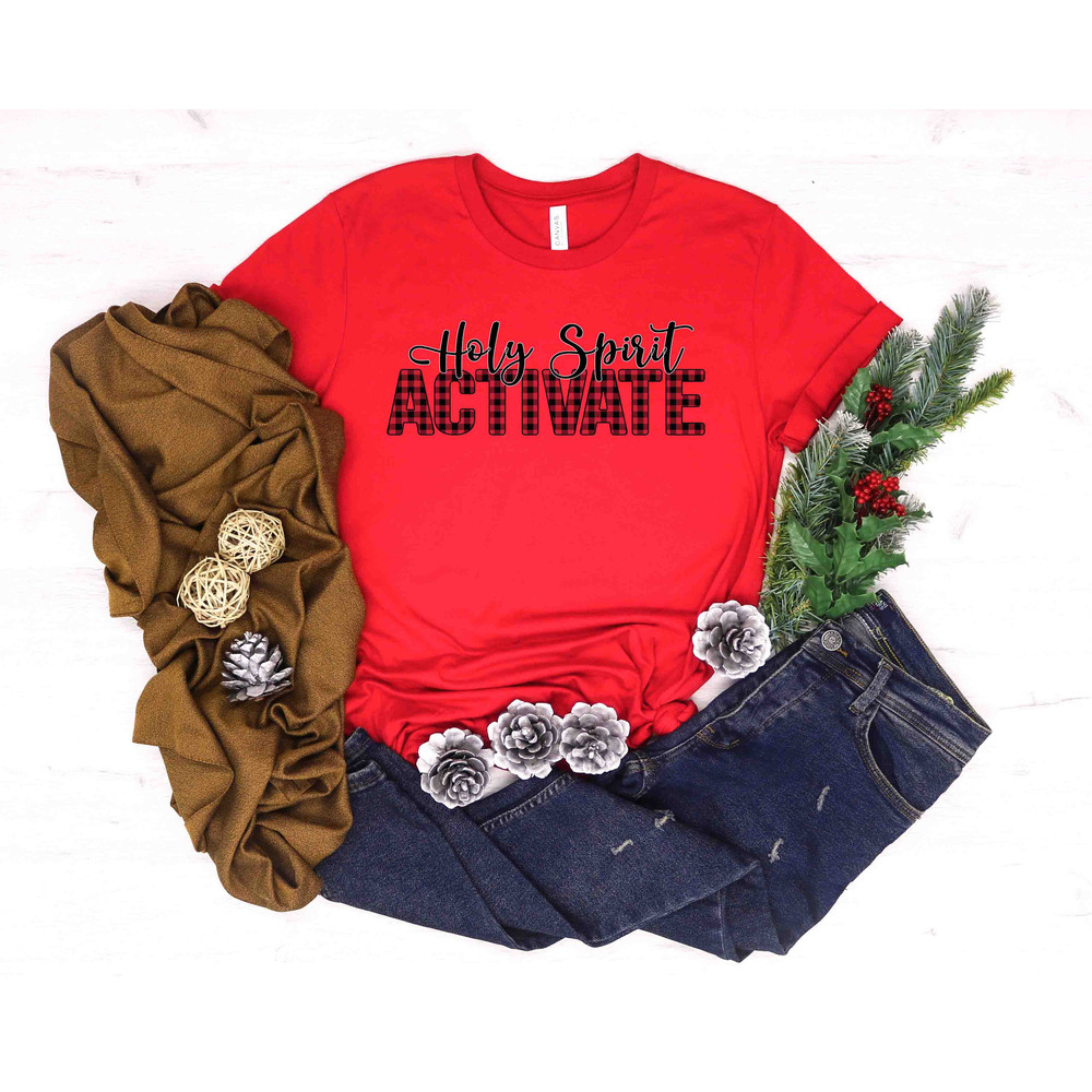 Holy Spirit Activate Women Holy Spirit Activate Shirt, Christmas Family Shirt, Merry Christmas Matching Family Christmas Shirts Sweatshirts - 2.jpg