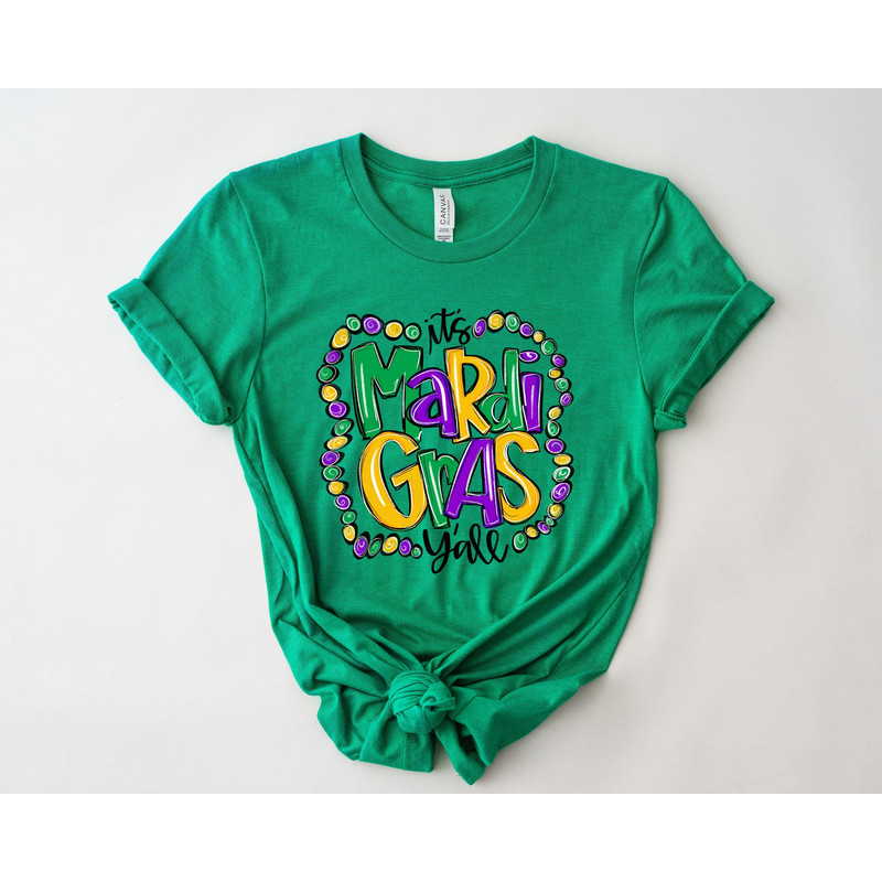 It's Mardi Gras Y'all - Mardi Gras Shirt - Adult Mardi Gras Shirt - New Orleans Tee - Womens Graphic Tee - NOLA Shirt - Fat Tuesday Shirt - 1.jpg