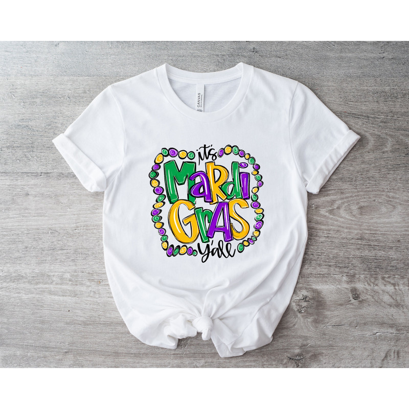 It's Mardi Gras Y'all - Mardi Gras Shirt - Adult Mardi Gras Shirt - New Orleans Tee - Womens Graphic Tee - NOLA Shirt - Fat Tuesday Shirt - 4.jpg