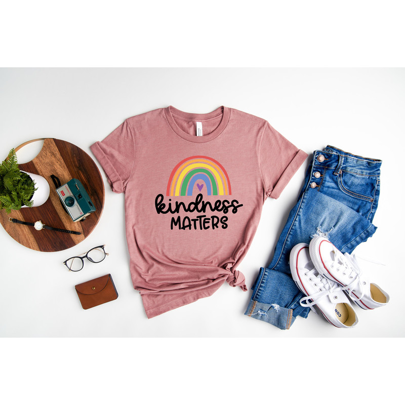 Kindness Matters Shirt, Kindness Graphic Tee, Be Kind Graphic Tee, Teacher Shirt, Kindness Shirt, Teacher Graphic Tee, Rainbow Shirt - 2.jpg