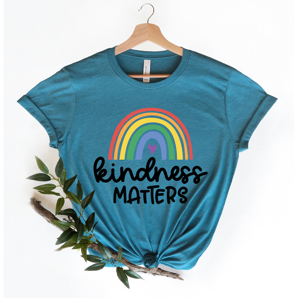Kindness Matters Shirt, Kindness Graphic Tee, Be Kind Graphic Tee, Teacher Shirt, Kindness Shirt, Teacher Graphic Tee, Rainbow Shirt - 3.jpg