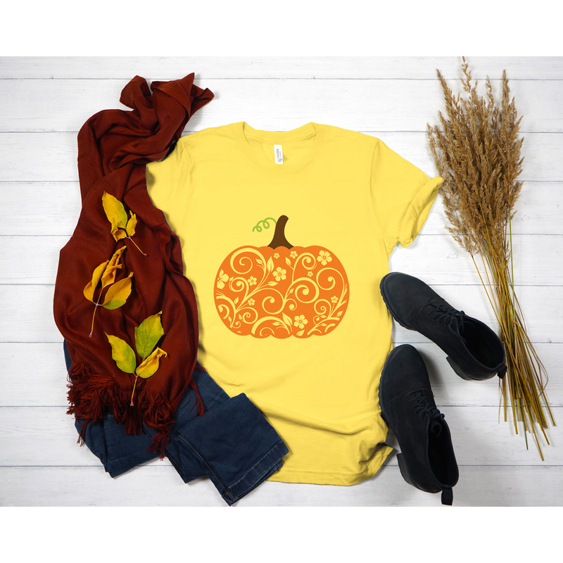 Lace Pumpkin Shirt- Fall Shirt - Pumpkin Shirt - Cute Fall Shirt - Leopard Print Pumpkin Shirt - Fall Mom Shirt - Fall Teacher Tee- - 2.jpg