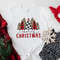 Ladies Merry Christmas Shirt, Women Christmas Shirt, Cute Christmas Shirt, Women Holiday Shirt, Leopard Print Christmas Tree Shirt - 1.jpg