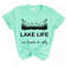 Lake Life 'cuz Beaches be Salty Shirt, Lake Shirts, Lake shirts for Women, Lake Life shirt, Traveling Shirts, Vacation Shirt - 2.jpg