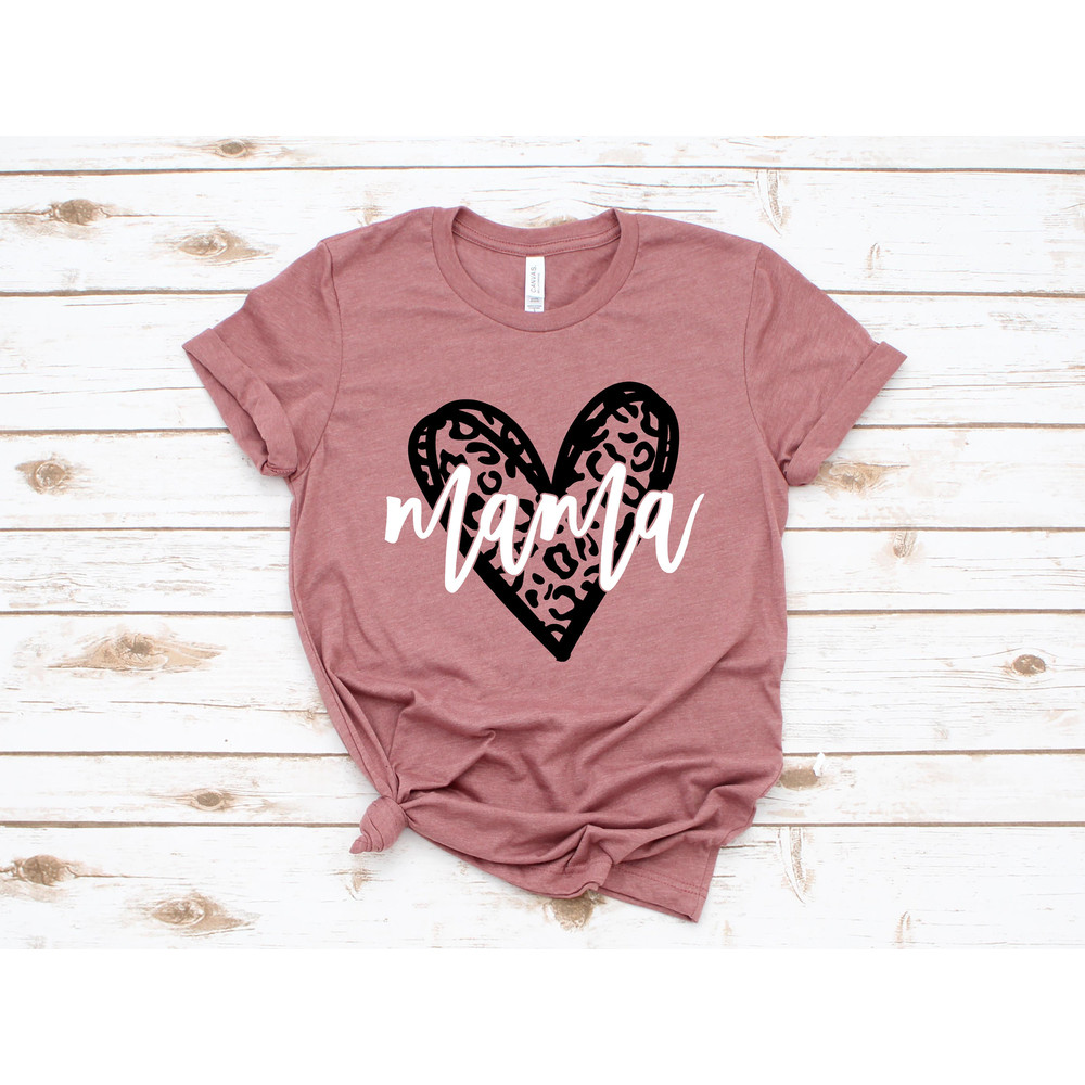Leopard Heart Mama Shirt, Heart Mama Shirt, Mama Leopard Shirt, Mommy Shirt, Leopard Mom Shirt, Womens Leopard Mom Shirt, Mama Shirt, - 2.jpg