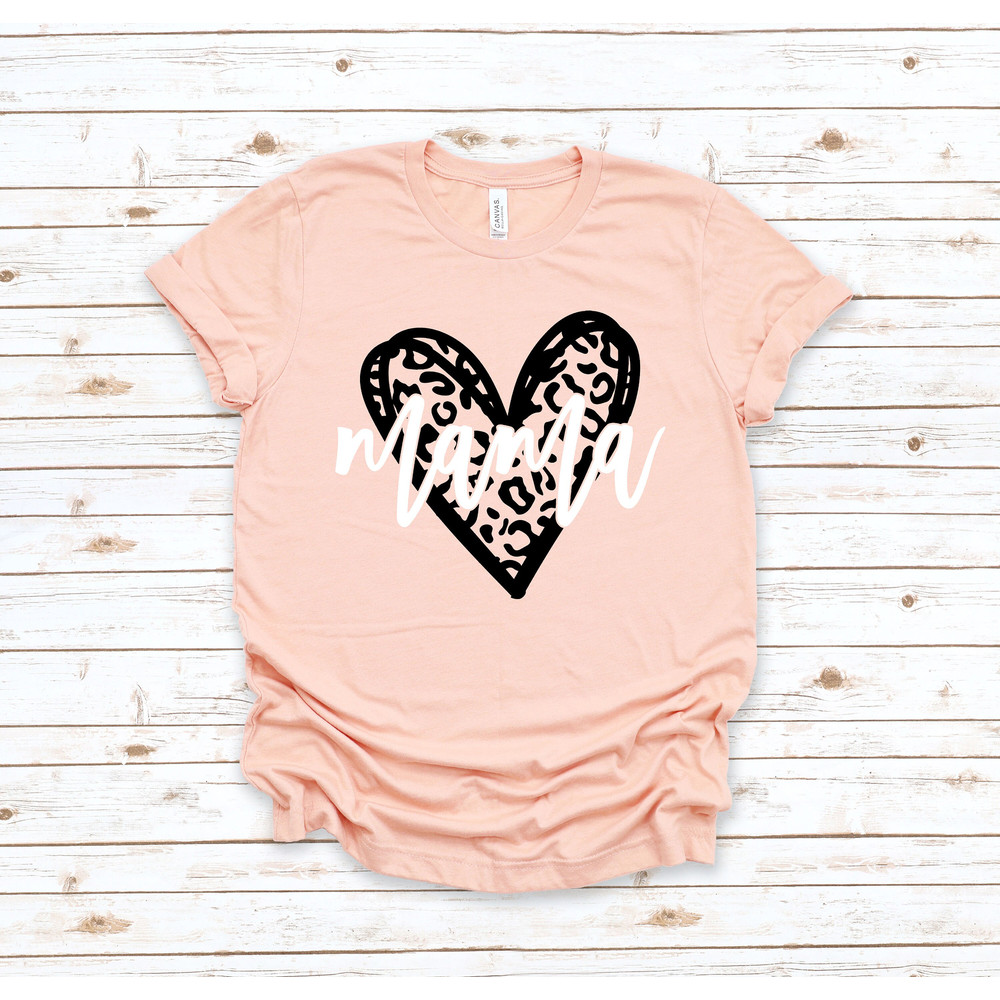 Leopard Heart Mama Shirt, Heart Mama Shirt, Mama Leopard Shirt, Mommy Shirt, Leopard Mom Shirt, Womens Leopard Mom Shirt, Mama Shirt, - 3.jpg